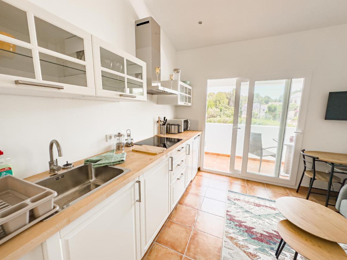 Casa Maria Top Floor Studio Apartment With Swimming Pool Javea Dış mekan fotoğraf
